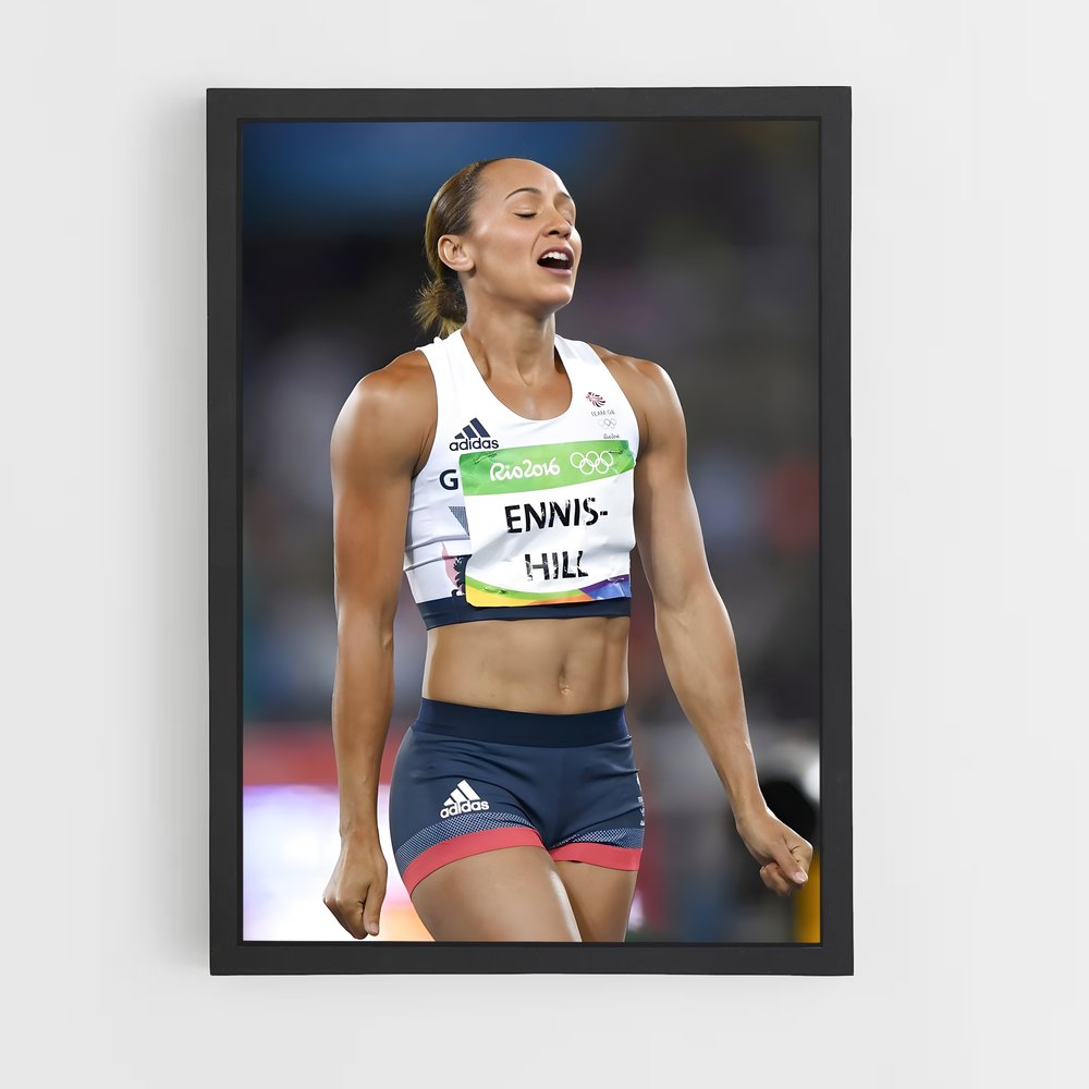 Poster L'Esprit d'Atlhète – affiche Athlétisme (vue 2)